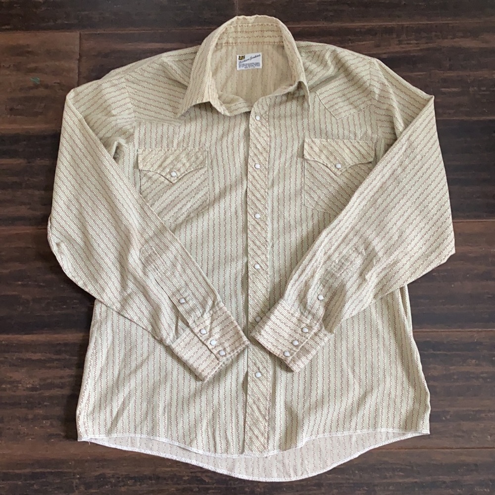 Vintage Dickson Jenkins pearl snap shirt